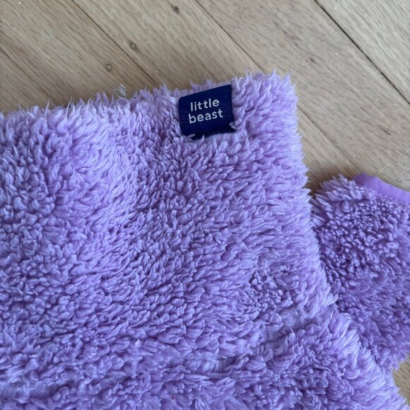 Little Beast Purple Dog Fleece Sweater - Picture 5 of 12